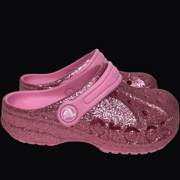 CROCS Shoes Crocs Baya Toddler Girls Glitter Clog Size 2 13 Poshmark